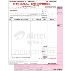 Composition GST Bill Book