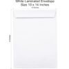 10 x 14 White Laminated Envelopes 120 Gsm. | For Legal/A4/Letter Size Magazine, Catalog, Documents Office & Multipurpose Envelopes | Vertical Portrait Envelopes
