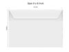 9 x 6 White Envelopes 100 Gsm. | Office & Multipurpose Envelopes | Small Horizontal Landscape Envelopes
