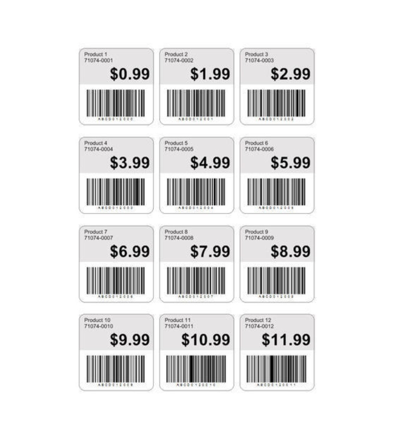 Digital Price Tag Sticker