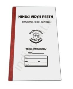 School Teacher Diary | Customized  Format/Sample for Printing Teacher's Diary | Minimum Order Qnty. 10