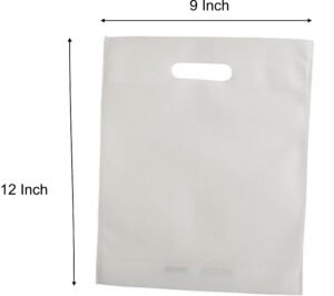Non Woven D Cut Carry Bags Size 9 inch x 12 inch | Eco Friendly Carry bags - 1 KG.