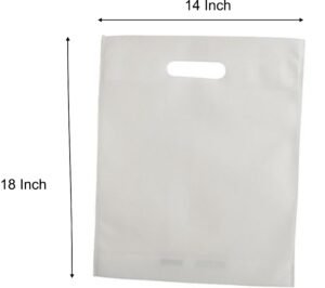 Non Woven D Cut Carry Bags Size 14 inch x 18 inch (Aprox) | Eco Friendly Carry bags - 1 KG.