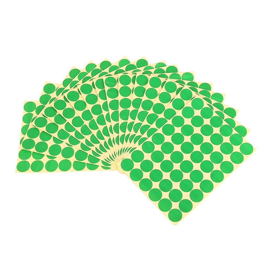 Dot Stickers Round Color Coding Labels 25mm 1 Inch Permanent Adhesive 120 Pack