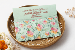 Premium Finish Designer Shagun Wedding Envelope