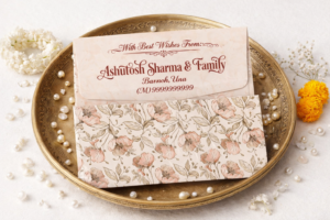 Premium Finish Designer Shagun Wedding Envelope