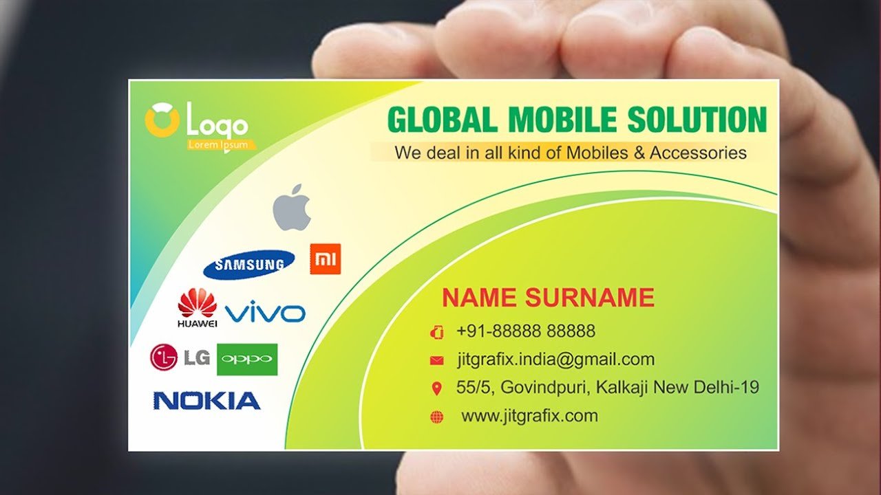 mobile shop visit card