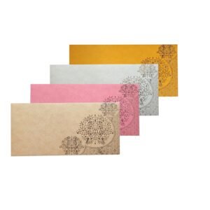 Multicolor Designer Shagun Wedding Envelope