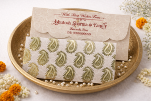 Pink Colour Designer Shagun Wedding Envelope