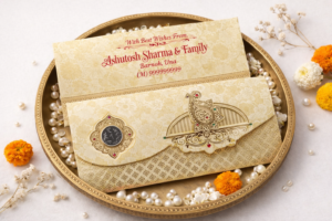 Green Colour Fancy Wedding Shagun Gift Money Envelopes/ Lifafa with coin | Online Customized with Name printed