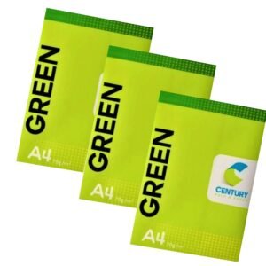 Century Green Copier Paper - A4 Size, 70 GSM 500 Sheets 3 Reams