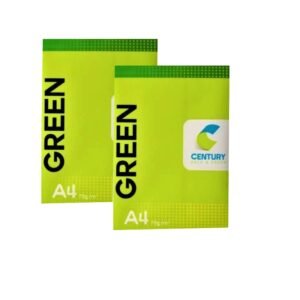 Century Green A4 Size Sheet 70GSM White Copier Printer Xerox Paper -2 Reams (500 Sheets)