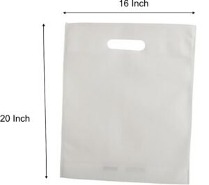 Non Woven D Cut Carry Bags Size 16 inch x 20 inch | Eco Friendly Carry bags - 1 KG.