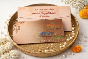 Premium Finish Designer Shagun Wedding Envelope