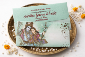 Premium Finish Designer Shagun Wedding Envelope