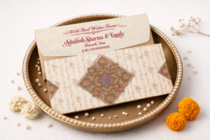 Premium Finish Designer Shagun Wedding Envelope