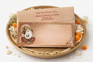 Premium Finish Designer Shagun Wedding Envelope