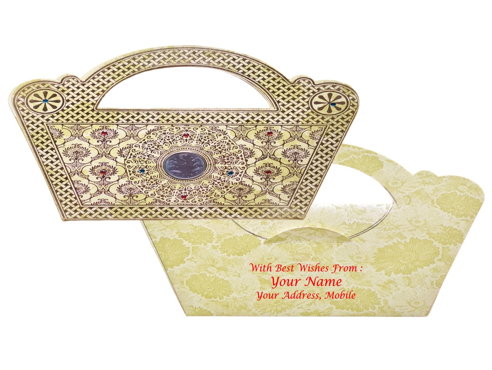 Elegant green colour & Gold Shagun Envelopes – Perfect for Every Occasion