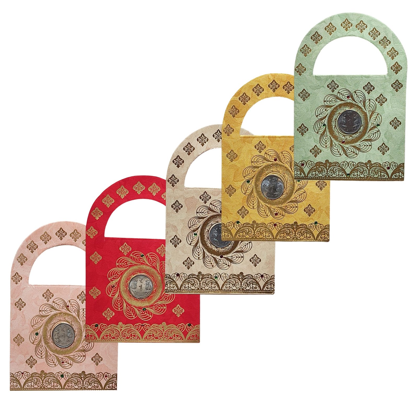 Traditional & Stylish Shagun Bags for Weddings and Festivals..Multi Colour.