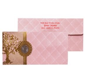 Traditional Meets Modern: Designer Shagun Envelope with Custom Text.
