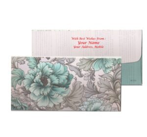 The Colour of Splendor! Premium Textured Designer Shagun Envelopes..