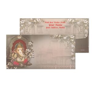 Elegant Ganesha Shagun Envelope