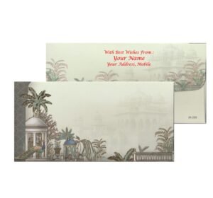 Regal Palace & Garden Print Shagun Envelopes ...