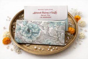 The Colour of Splendor! Premium Textured Designer Shagun Envelopes..