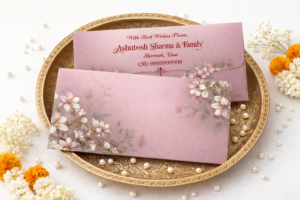 Soft Pink Elegance! A Stylish Way to Share Love and Blessings."