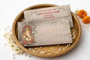Elegant Ganesha Shagun Envelope