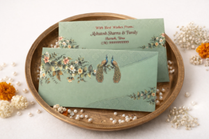 4. Luxury Peacock Theme Money Envelopes – Premium Quality Finish...