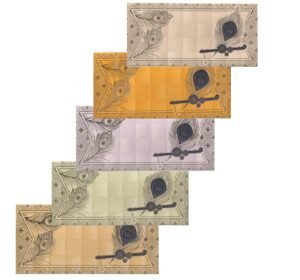 Krishna Theme Multi-Color Shagun Envelope Set....