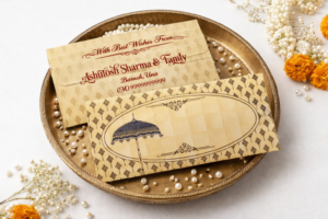Luxury Golden Umbrella Envelopes – A Beautiful Way to Share Your Wishes..