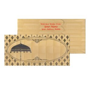 Luxury Golden Umbrella Envelopes – A Beautiful Way to Share Your Wishes..