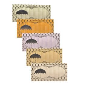 Elegant Multicolor Umbrella Shagun Envelopes – Ideal for Weddings and All Auspicious Celebrations...