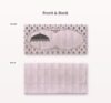 Pink golden umbrella shagun envelope front and back