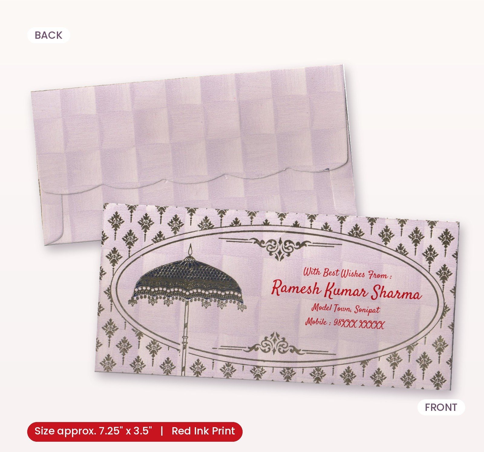 Elegant Pink-Golden Shagun Envelopes – Add Beauty to Every Auspicious Occasion...