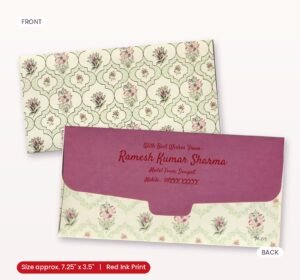 Premium Finish Designer Shagun Wedding Envelope