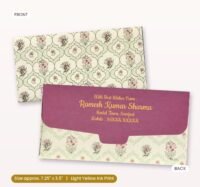 Premium Finish Designer Shagun Wedding Envelope