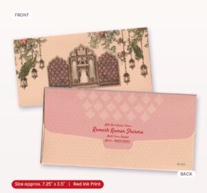 Premium Finish Designer Shagun Wedding Envelope