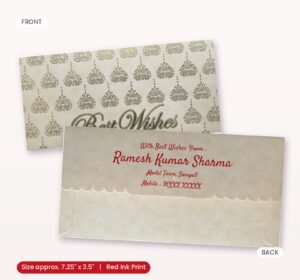 Gray Colour Designer Shagun Wedding Envelope