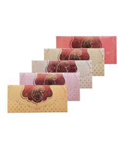 Multicolor Designer Shagun Wedding Envelope