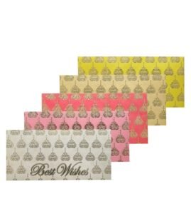 Multicolor Designer Shagun Wedding Envelope