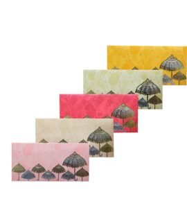 Multicolor Designer Shagun Wedding Envelope