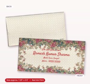 Premium Finish Designer Shagun Wedding Envelope