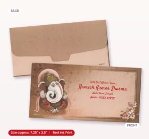 Premium Finish Designer Shagun Wedding Envelope