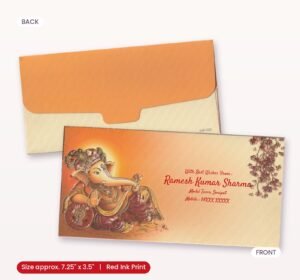 Premium Finish Designer Shagun Wedding Envelope