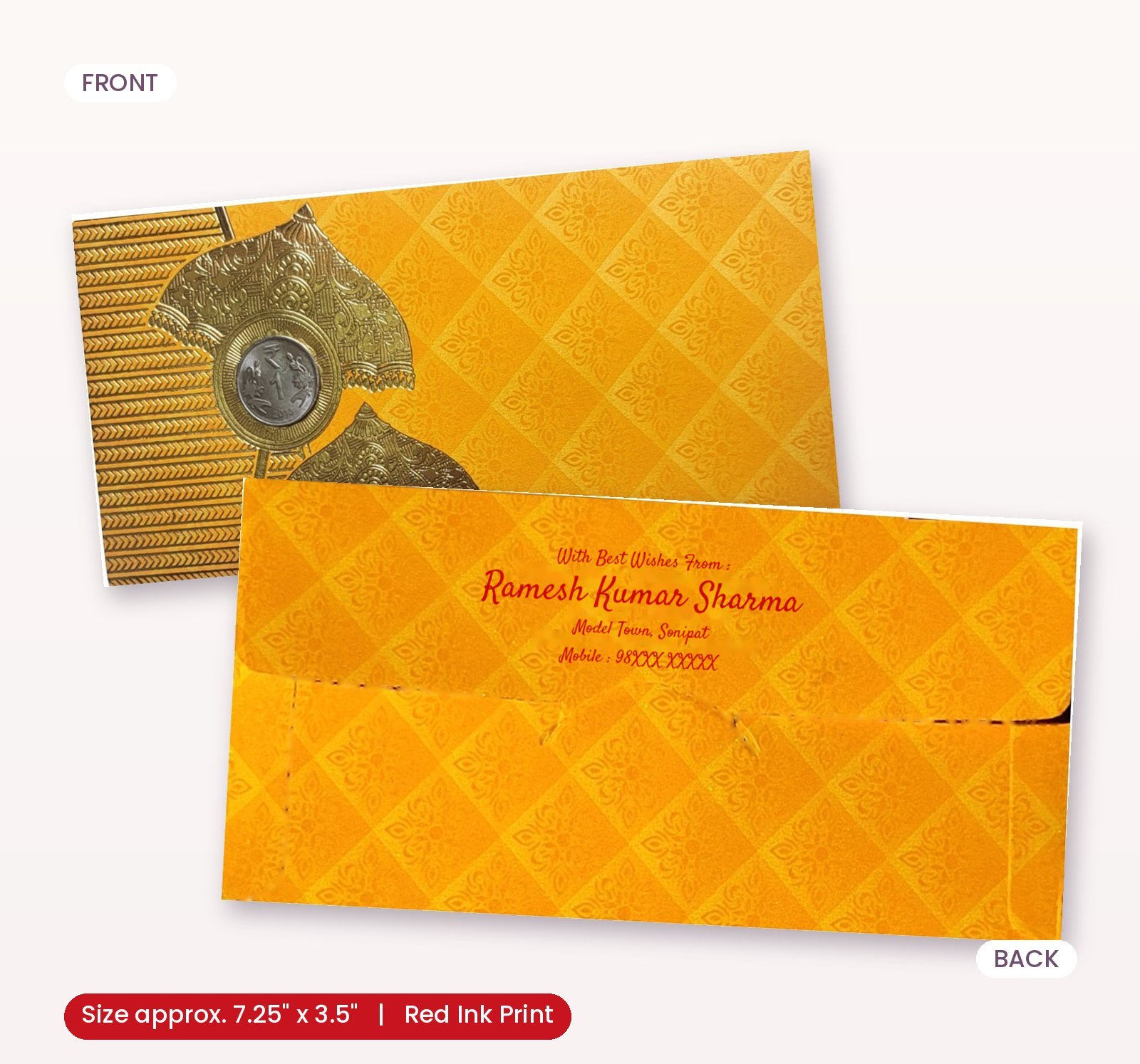 Premium Money Gift  shagun Envelope for Weddings & Festive Occasions