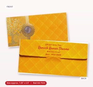 Premium Shagun Envelope – Traditional Elegance with a Personal Touch