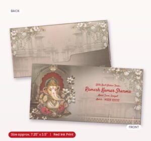 Elegant Ganesha Shagun Envelope